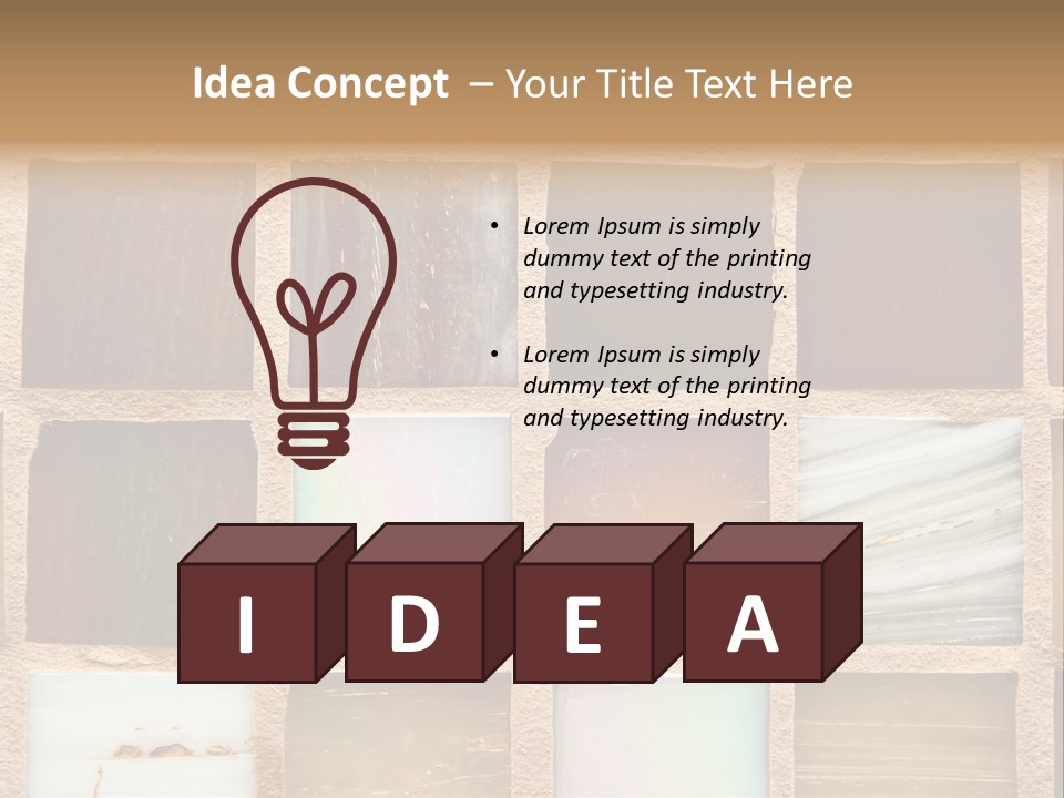 Cliffs Sky Water PowerPoint Template