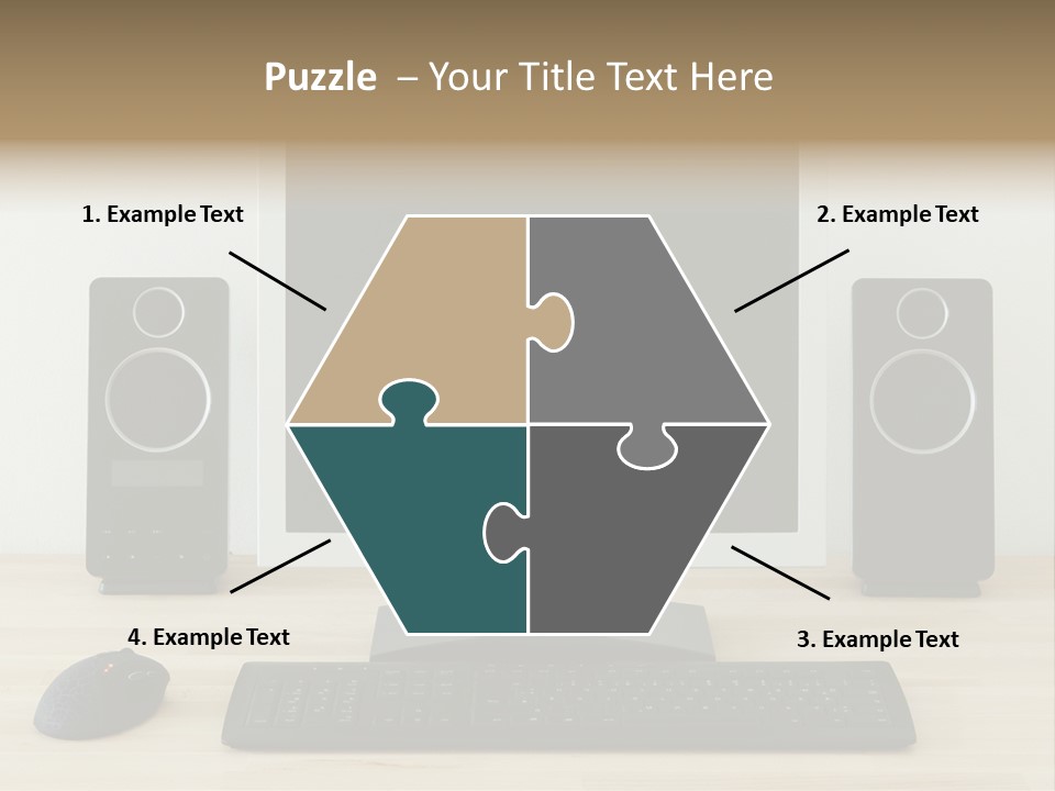 Job Desktop Computer PowerPoint Template
