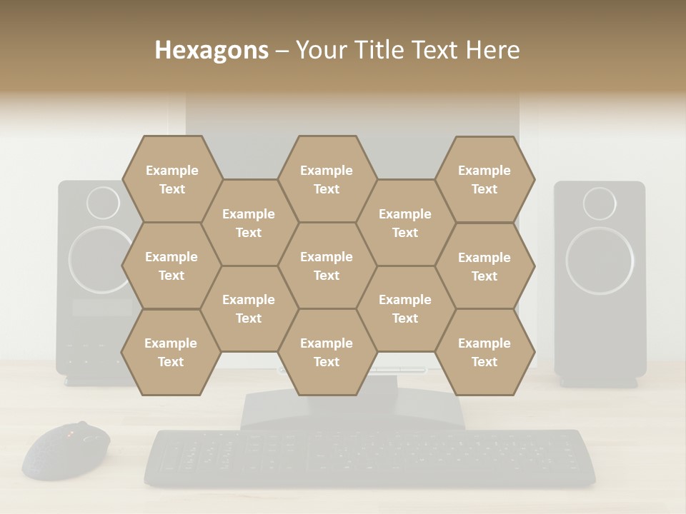 Job Desktop Computer PowerPoint Template