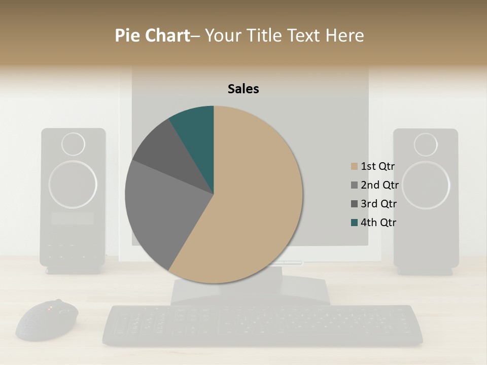 Job Desktop Computer PowerPoint Template
