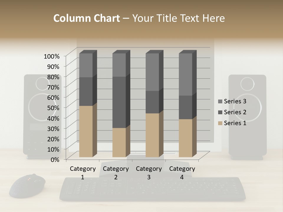 Job Desktop Computer PowerPoint Template