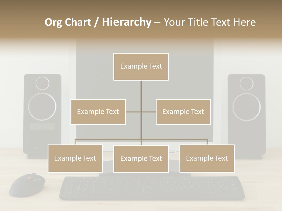 Job Desktop Computer PowerPoint Template