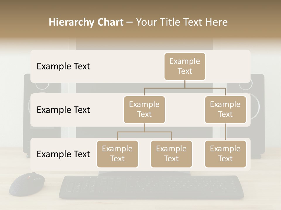 Job Desktop Computer PowerPoint Template