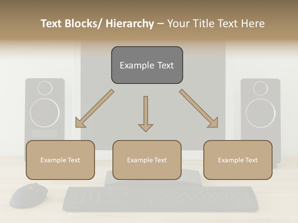Job Desktop Computer PowerPoint Template