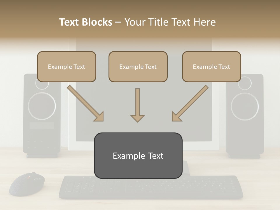 Job Desktop Computer PowerPoint Template