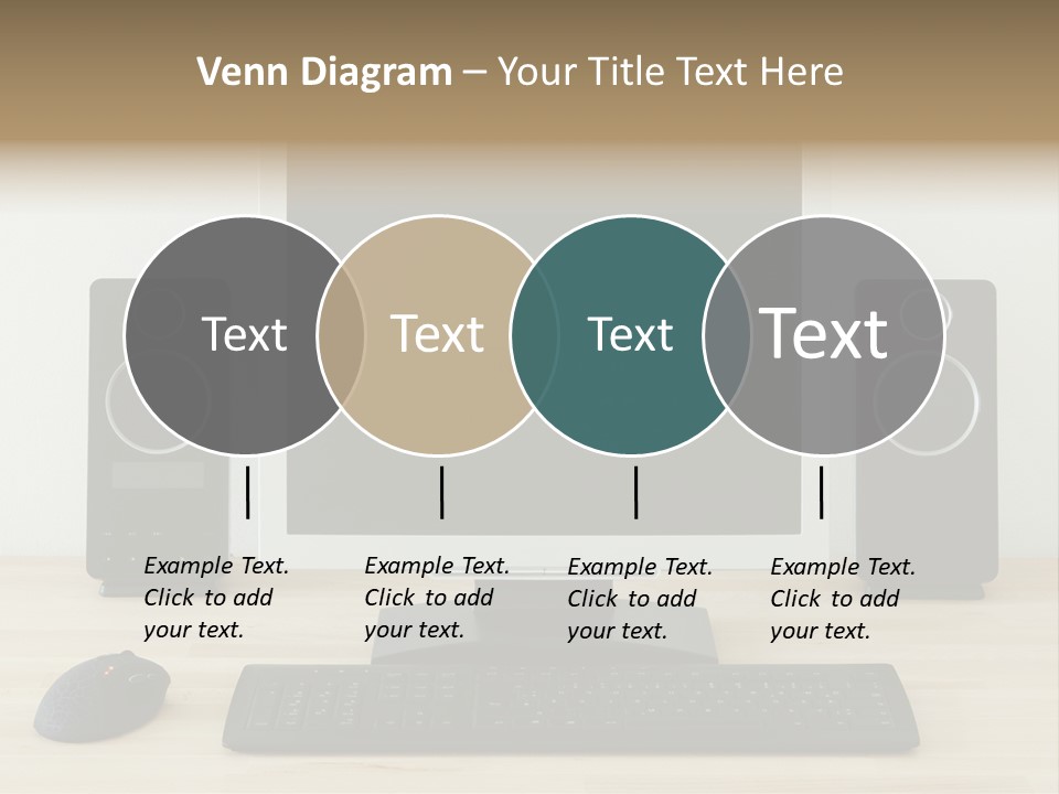Job Desktop Computer PowerPoint Template