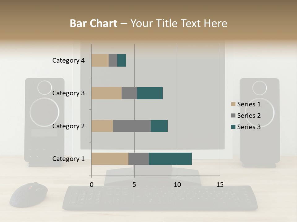 Job Desktop Computer PowerPoint Template
