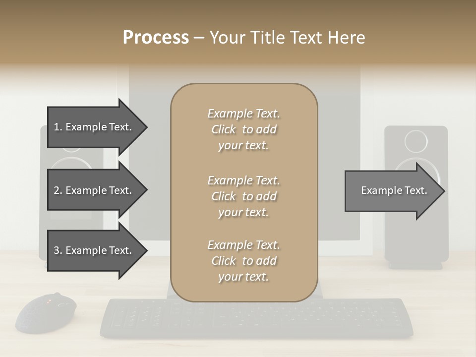 Job Desktop Computer PowerPoint Template