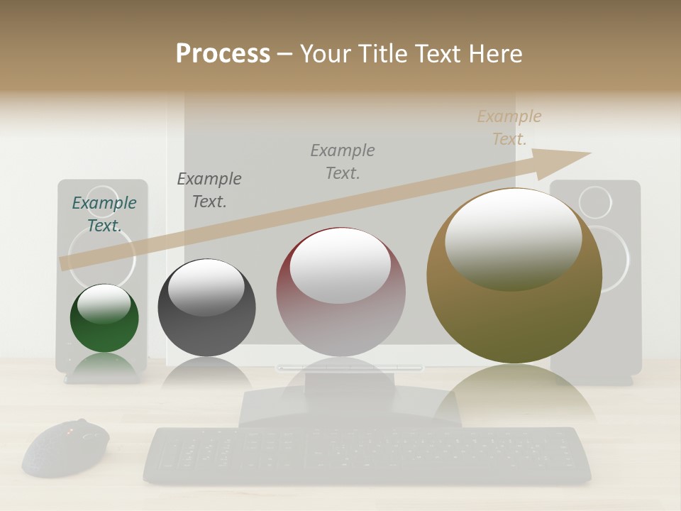 Job Desktop Computer PowerPoint Template