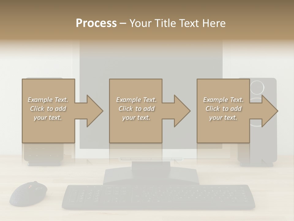 Job Desktop Computer PowerPoint Template