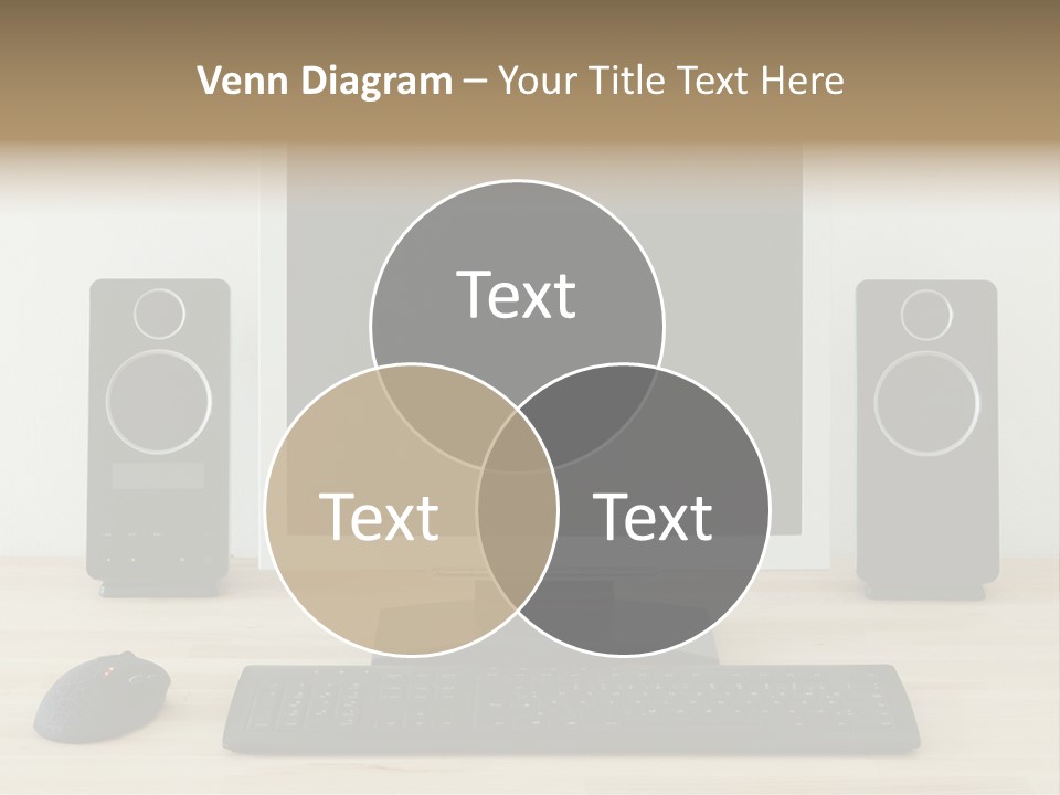 Job Desktop Computer PowerPoint Template