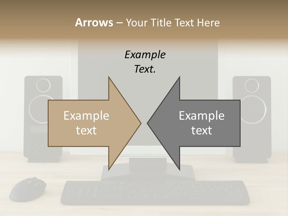 Job Desktop Computer PowerPoint Template