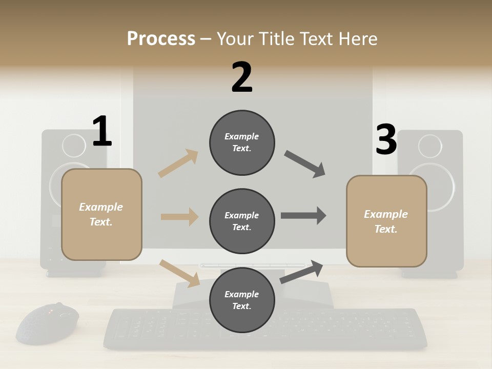 Job Desktop Computer PowerPoint Template