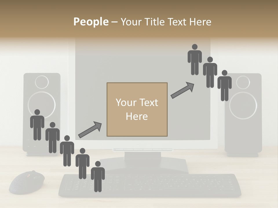 Job Desktop Computer PowerPoint Template