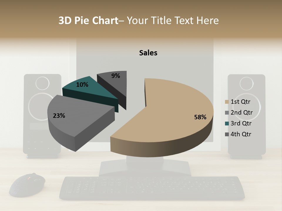 Job Desktop Computer PowerPoint Template