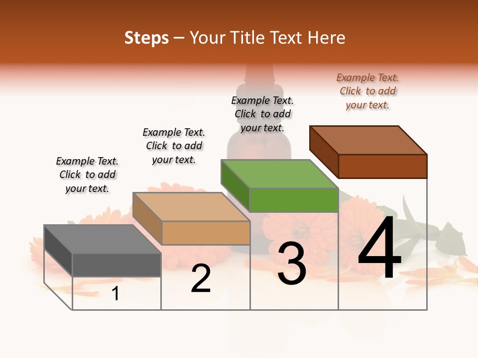 Flower Pipette Calendula PowerPoint Template