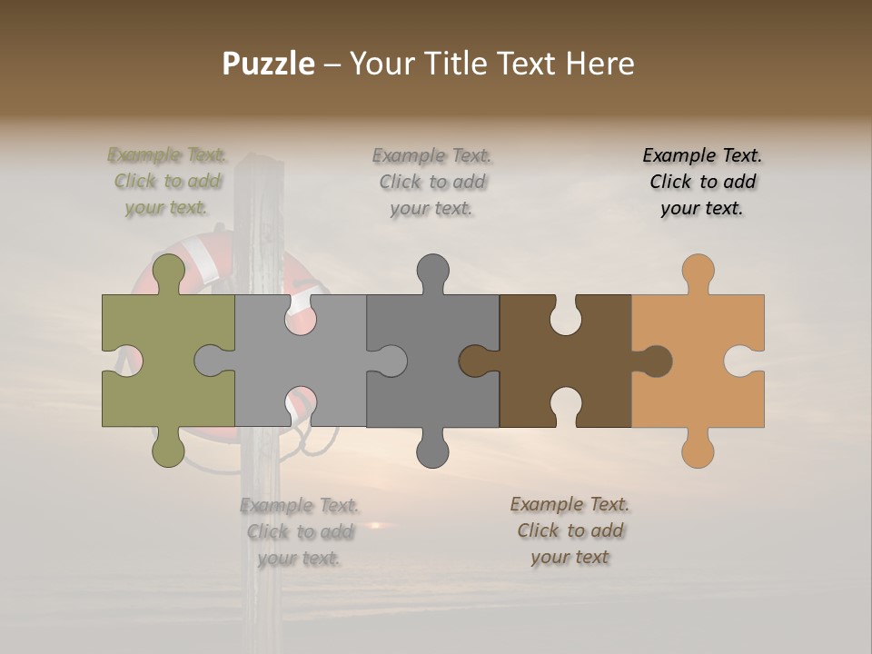 Nobody Device Sun PowerPoint Template