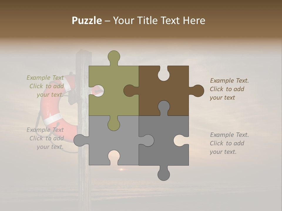 Nobody Device Sun PowerPoint Template