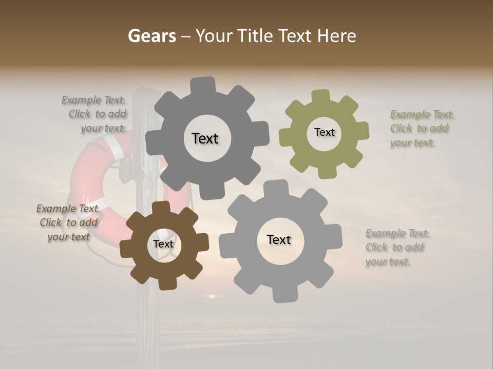 Nobody Device Sun PowerPoint Template