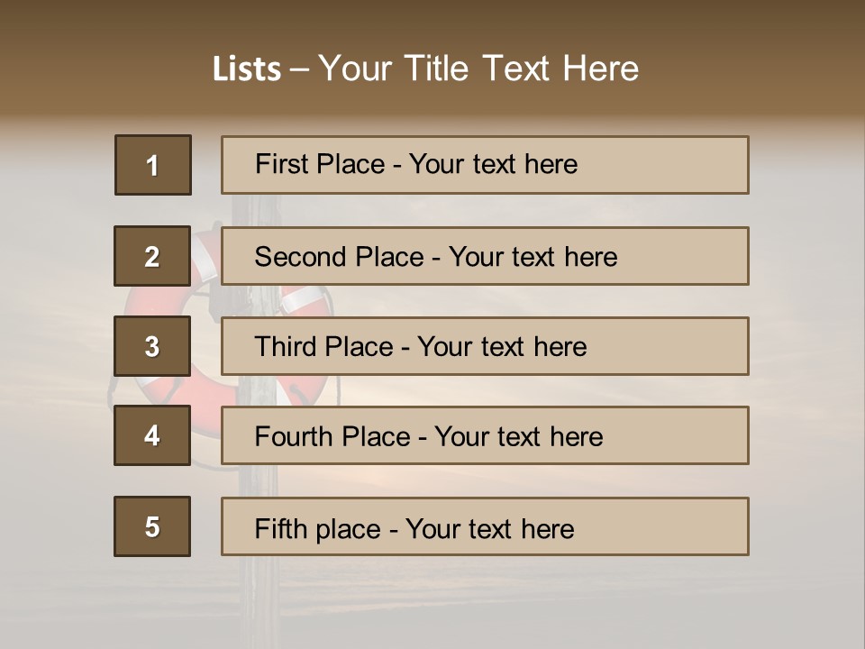 Nobody Device Sun PowerPoint Template