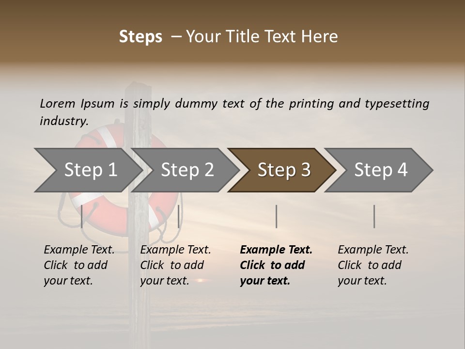 Nobody Device Sun PowerPoint Template