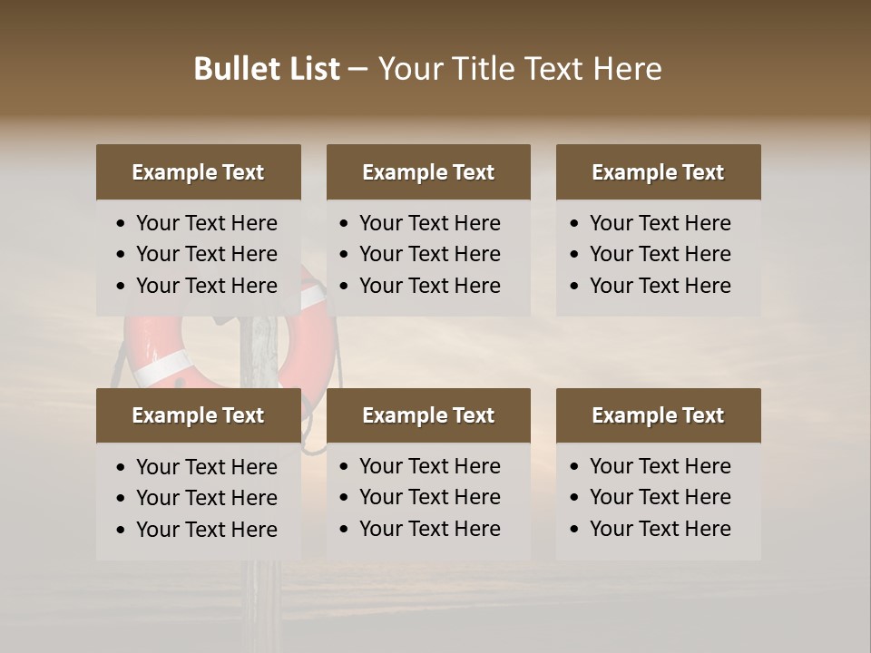 Nobody Device Sun PowerPoint Template