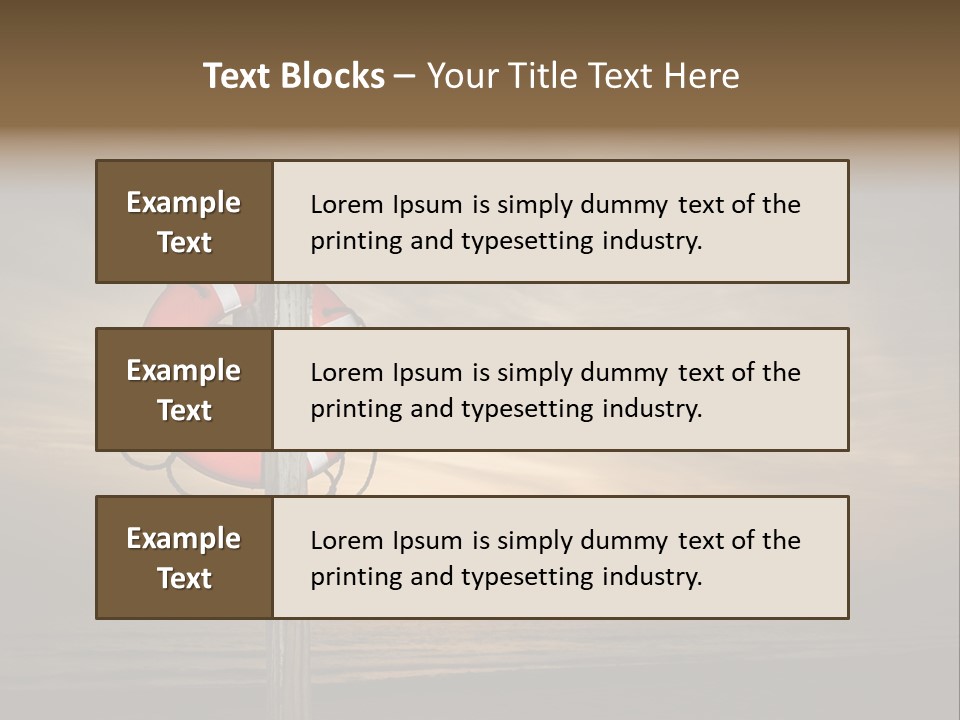 Nobody Device Sun PowerPoint Template