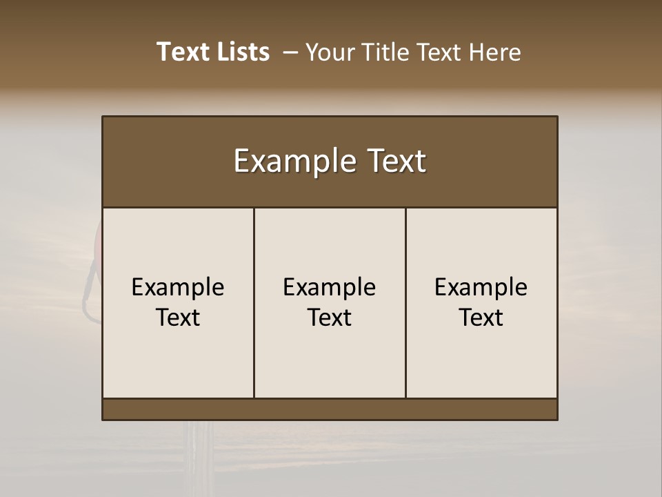 Nobody Device Sun PowerPoint Template