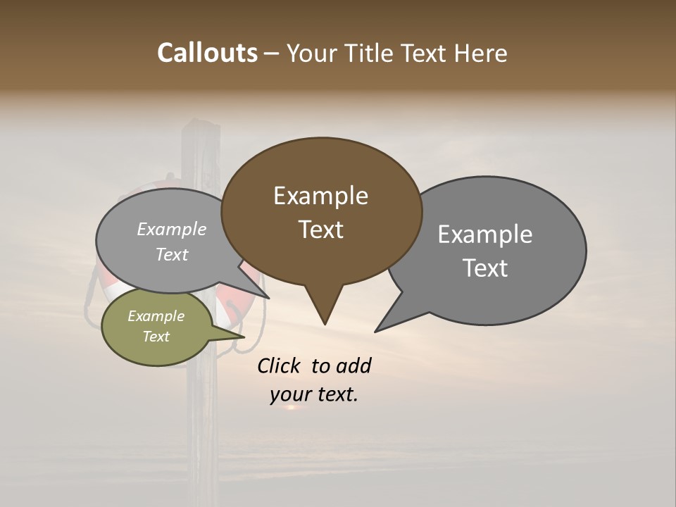 Nobody Device Sun PowerPoint Template