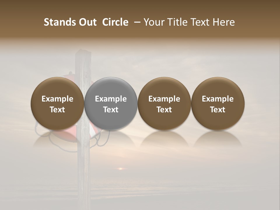 Nobody Device Sun PowerPoint Template