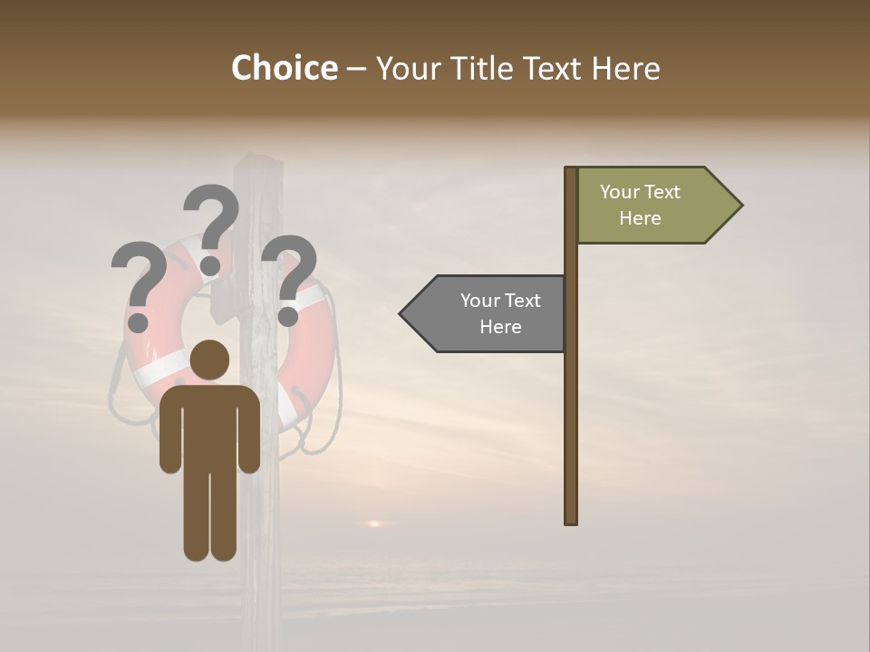 Nobody Device Sun PowerPoint Template