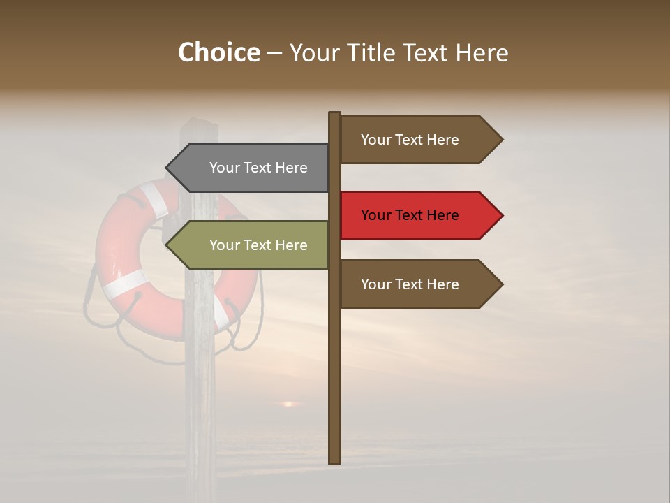 Nobody Device Sun PowerPoint Template