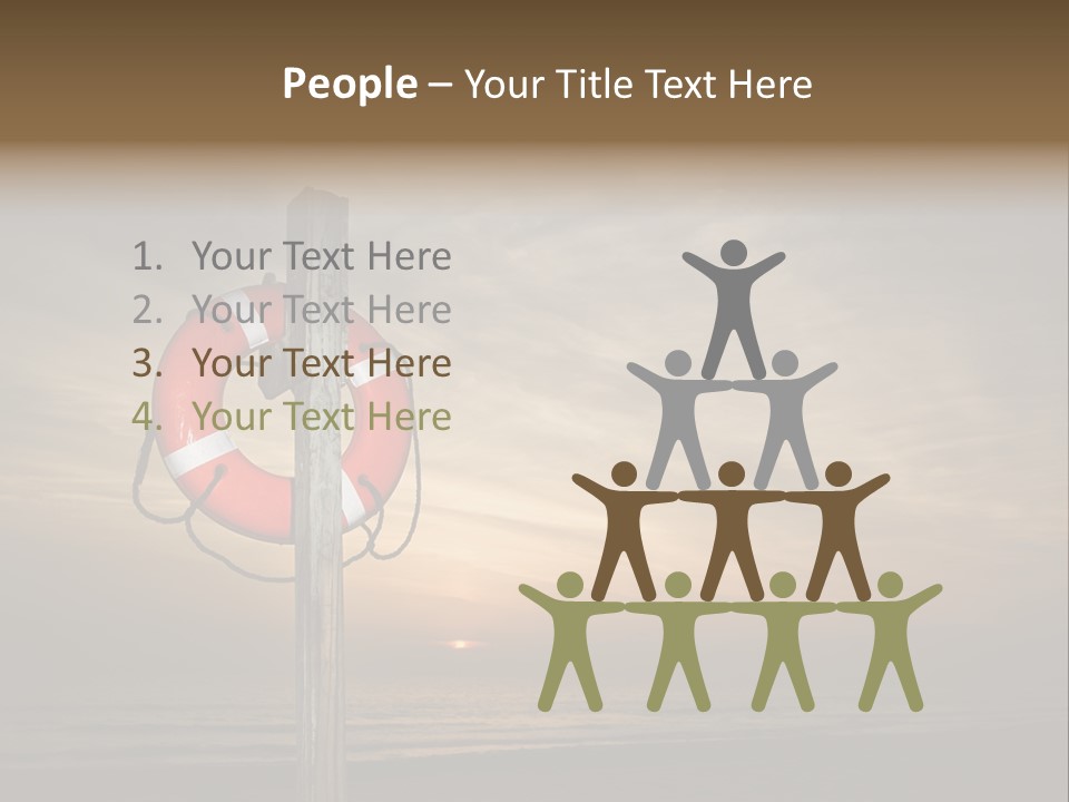 Nobody Device Sun PowerPoint Template