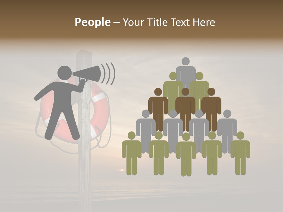 Nobody Device Sun PowerPoint Template