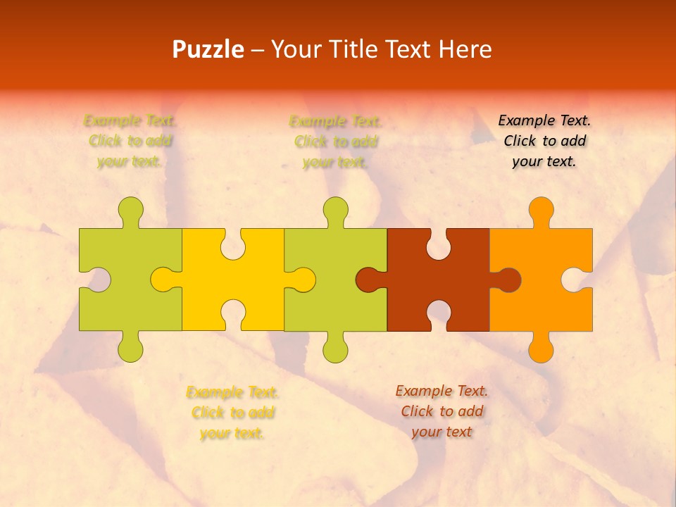 Closeup Dinner Food PowerPoint Template