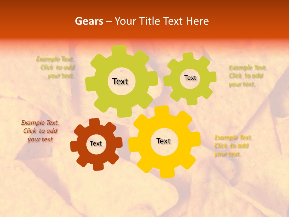 Closeup Dinner Food PowerPoint Template