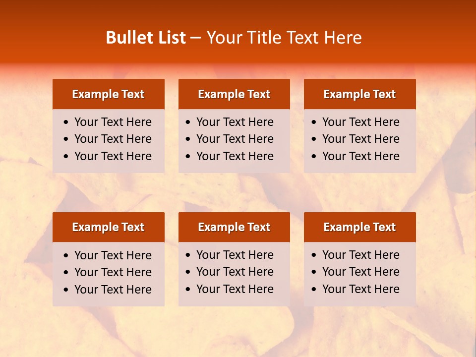 Closeup Dinner Food PowerPoint Template