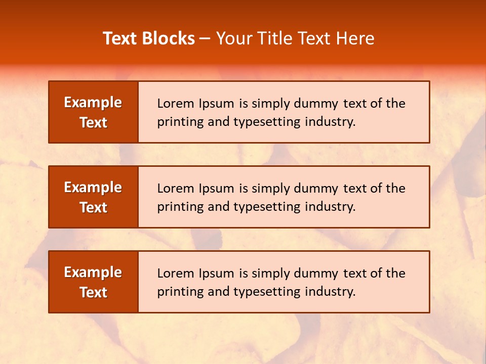 Closeup Dinner Food PowerPoint Template