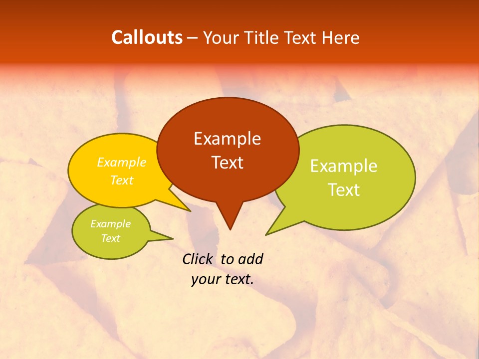 Closeup Dinner Food PowerPoint Template