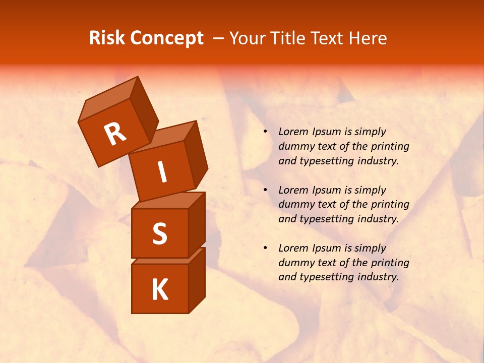 Closeup Dinner Food PowerPoint Template