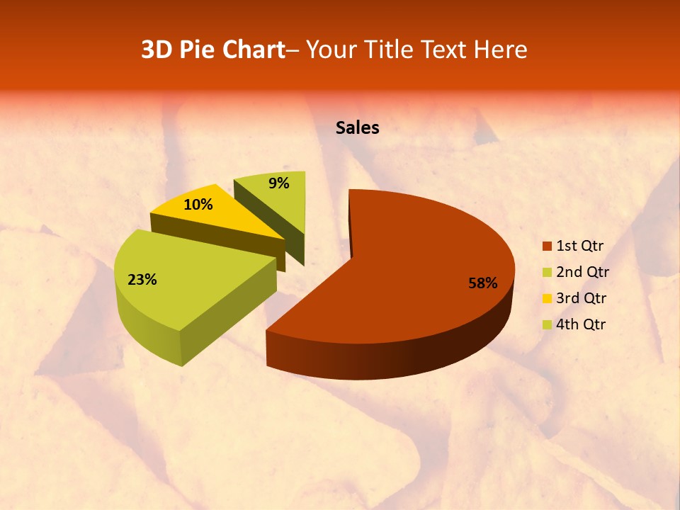 Closeup Dinner Food PowerPoint Template