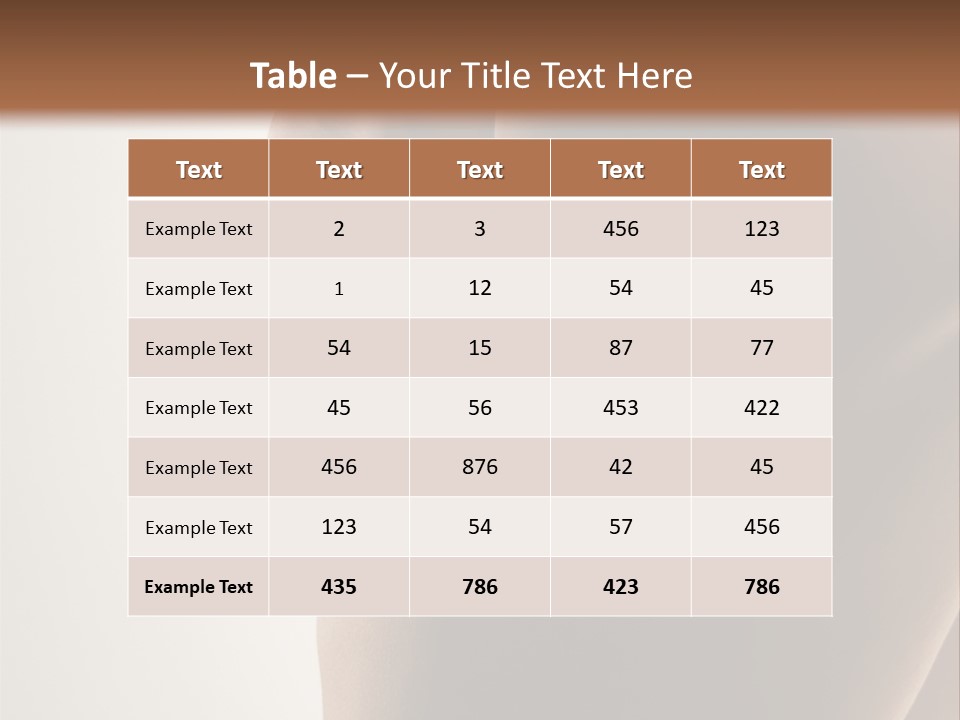 Model Examination Abs PowerPoint Template