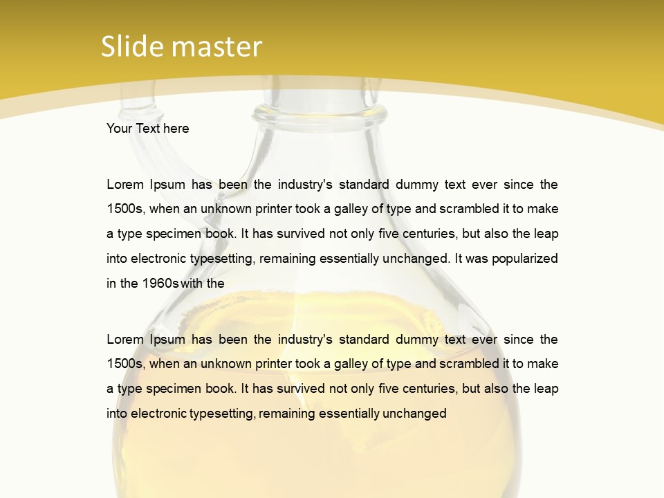 Pitcher Salad Transparent PowerPoint Template