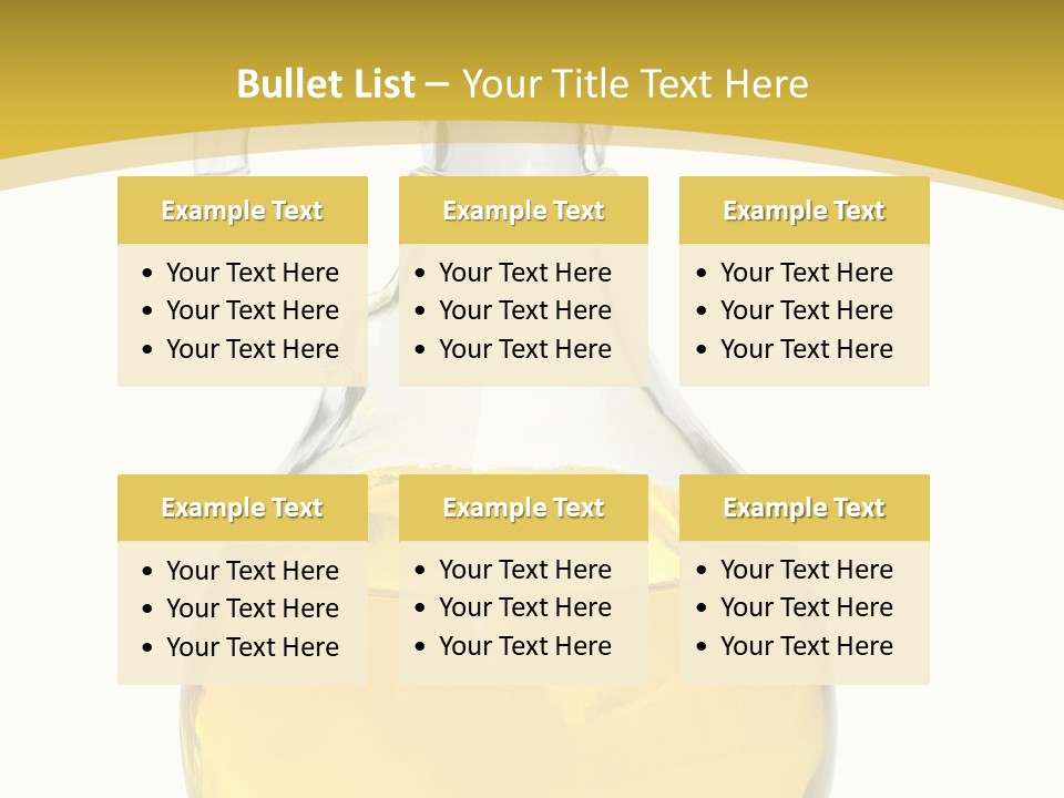 Pitcher Salad Transparent PowerPoint Template