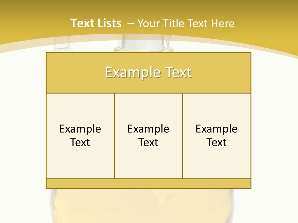 Pitcher Salad Transparent PowerPoint Template