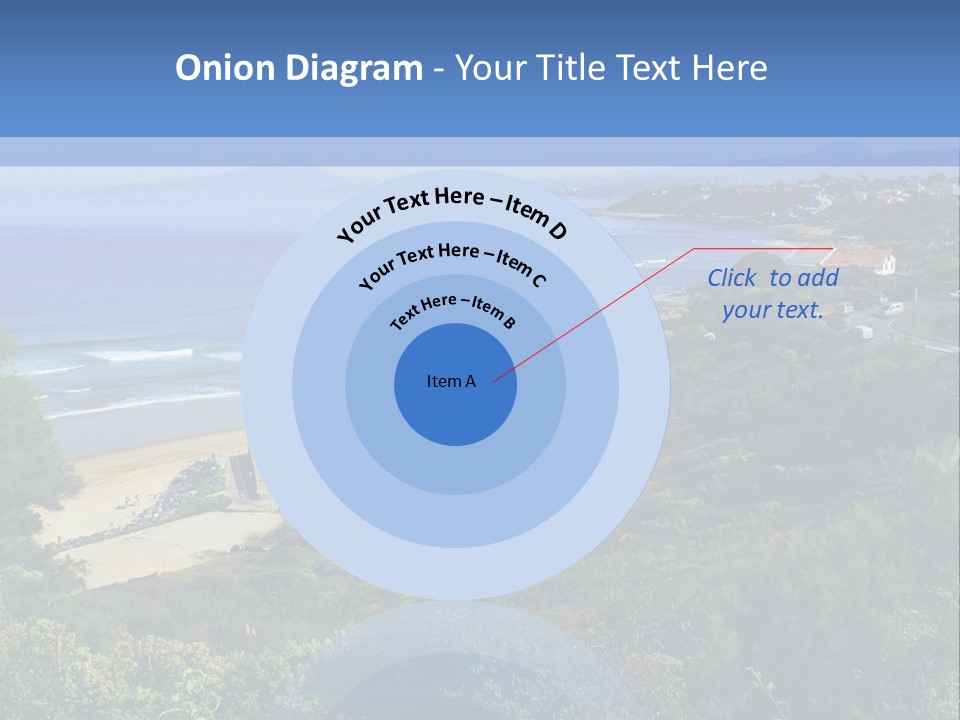 Cliffs Sky Water PowerPoint Template