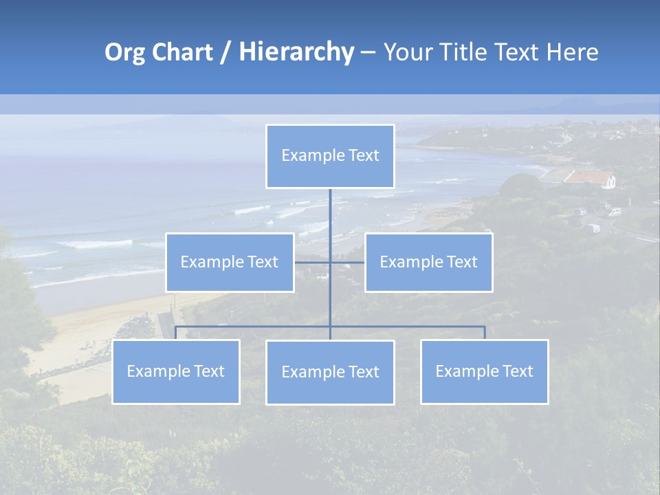 Cliffs Sky Water PowerPoint Template