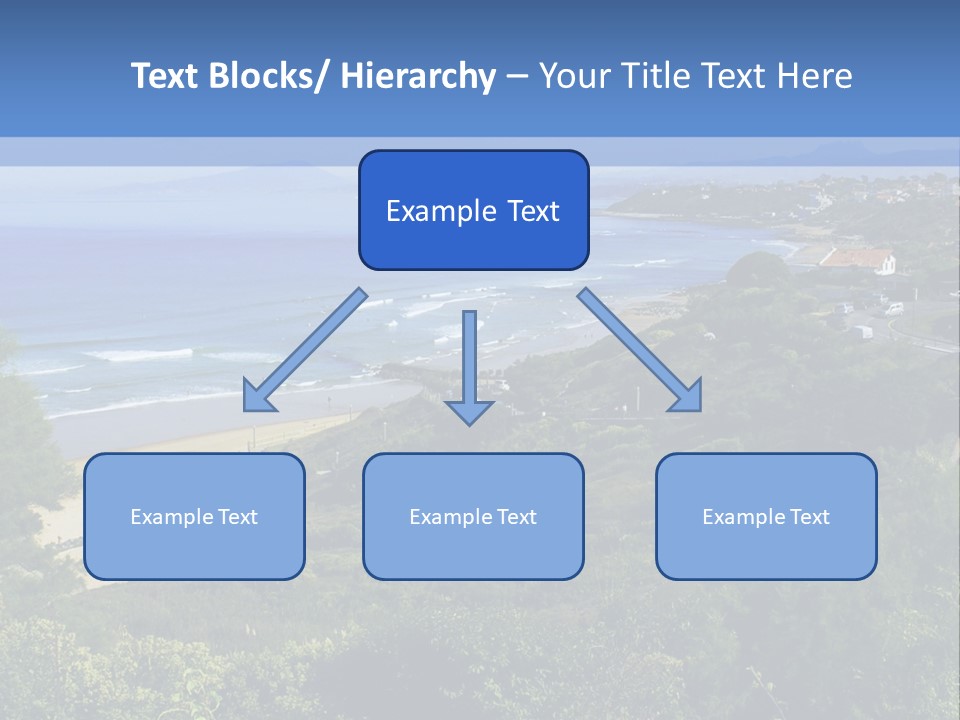 Cliffs Sky Water PowerPoint Template