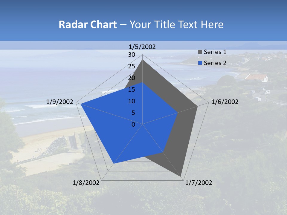 Cliffs Sky Water PowerPoint Template