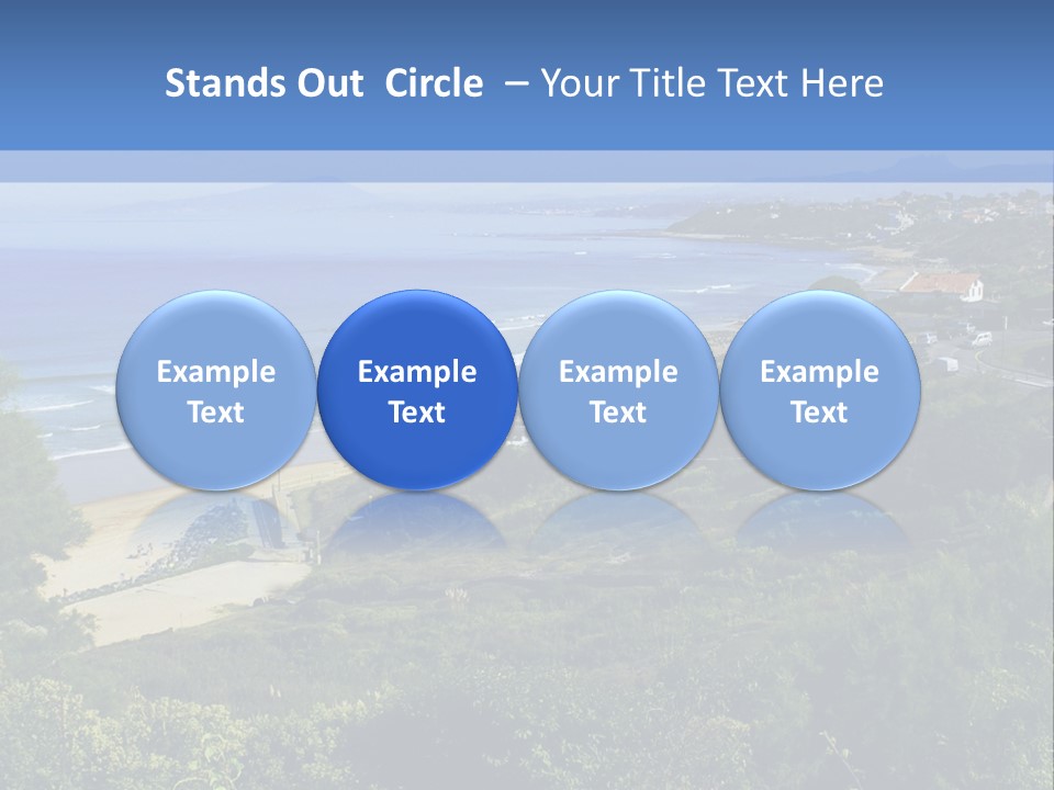 Cliffs Sky Water PowerPoint Template